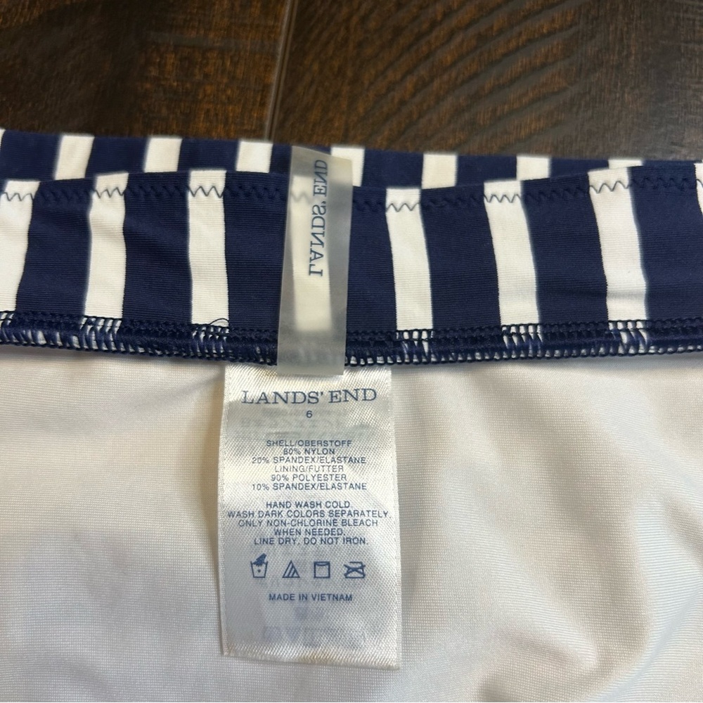 Nautical Striped bikini 3 piece - Picture 3 of 13